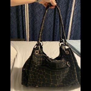 Animal print travel bag